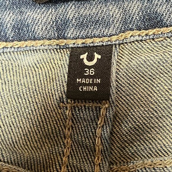 True Religion Geno Slim Flap Pocket Jeans Mens 36/34 - Picture 7 of 8